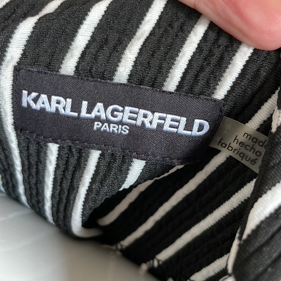 Karl Lagerfeld Striped Blouse, size 2X - Picture 1 of 6